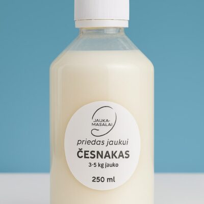 Česnako priedas jaukui – skystas atraktantas žūklei (250 ml)