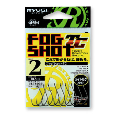 SASAME vienšakiai HFS036 Fogshot TC Size 4, 9pcs/pack,HFS0364
