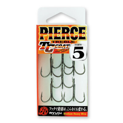 SASAME kabliukai HPT044 Pierce Treble TC Nr.10, 6pcs/pack, 1vnt, HPT04410
