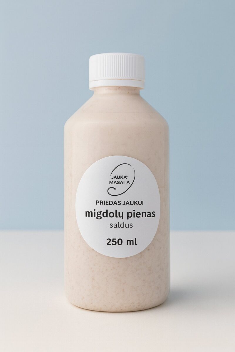 Migdolų pieno priedas jaukui – saldus skystas atraktantas žūklei (250 ml)
