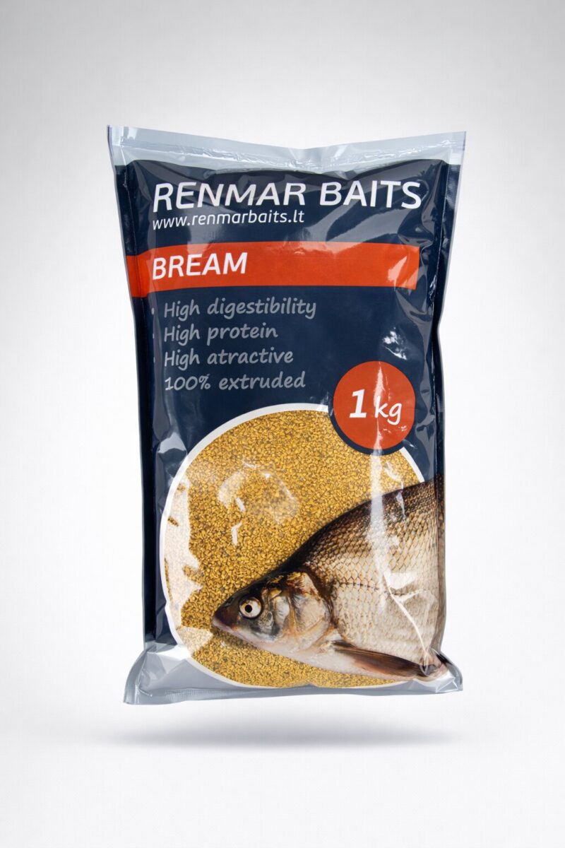 RENMAR BAITS Bream Yellow – žvejybinis jaukas karšiams (1 kg)