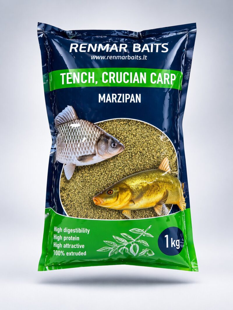 RENMAR BAITS MARZIPAN – žvejybinis jaukas lynui ir karosui (1 kg)