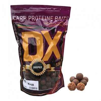 Baltyminiai kukuliai karpiams HQ Krill krilius 18mm – rausvai oranžinės spalvos boiliai karpių žvejybai