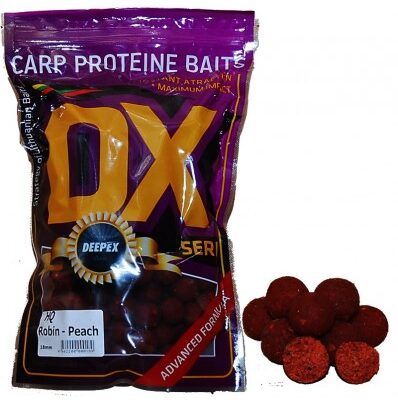 Baltyminiai kukuliai karpiams HQ Robin Peach 18mm – oranžinės spalvos boiliai karpių žvejybai