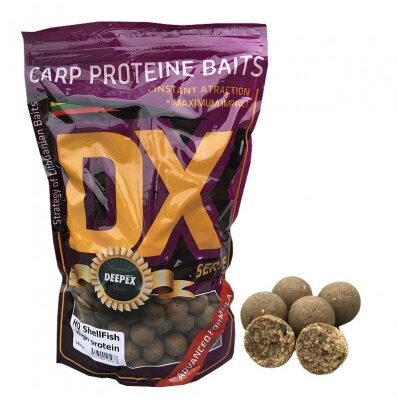 Baltyminiai kukuliai karpiams HQ ShellFish High Protein jūros gėrybės 18mm – aukšto baltymo karpių boiliai