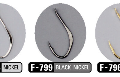 SASAME kabliukai F-795 KOAJI DOUCHI Nickel Nr.5, 19pcs/pack, 1vnt, F795005