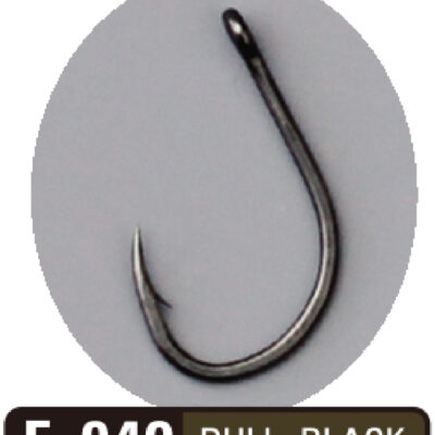 SASAME kabliukai F-940 GURE RINGED  D/Black Nr.3 12pcs/pack 1vnt, F940003