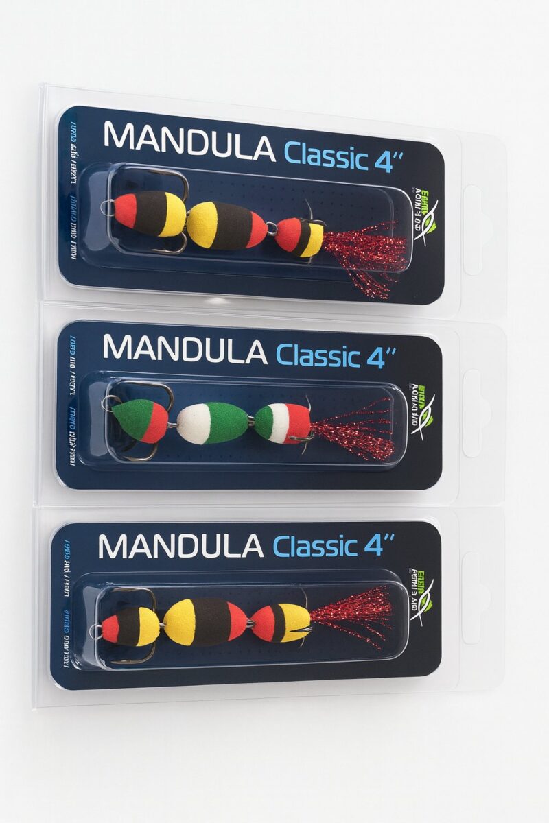 Mandula Classic 4 colių rinkinys 3 pakuotės skirtingomis spalvomis