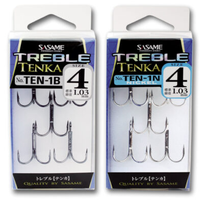 SASAME trišakis Treble Tenka Hook NS TEN1B Nr.14, 6pcs/pack, 1vnt, TEN1B14