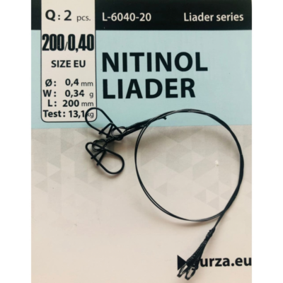 Viela Gurza NITINOL LEADER 200mm / 0,40Ø 2 vnt.