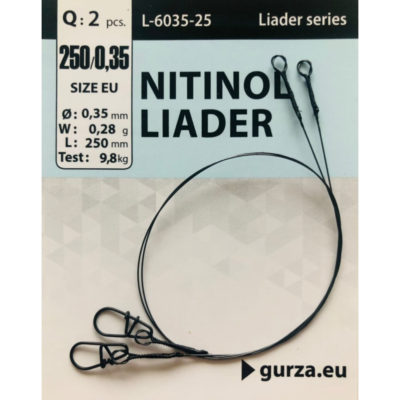 Viela Gurza NITINOL LEADER 250mm / 0,35Ø 2 vnt.