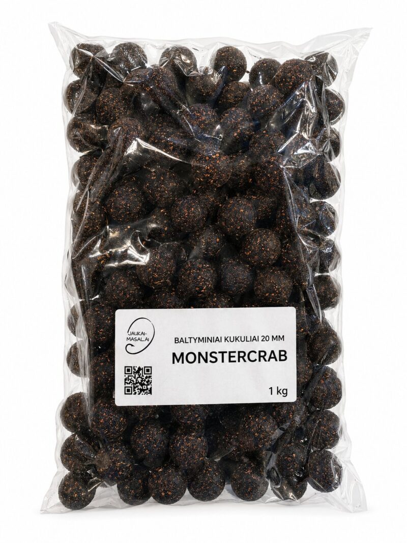 Baltyminiai kukuliai 20mm Monstercrab 1kg