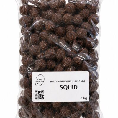 Baltyminiai kukuliai 20mm Squid (Kalmaras) 1kg
