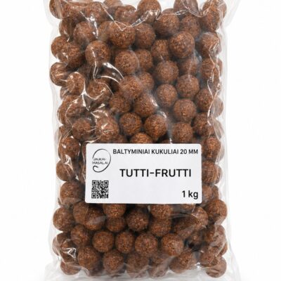 Baltyminiai kukuliai 20mm Tutti-Frutti 1kg