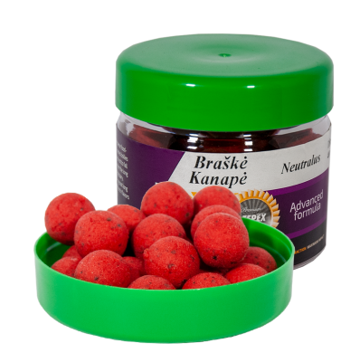 Kablio masalas neutralus Braškė su kanapėmis 18mm – dirbtinis boilis karpiams