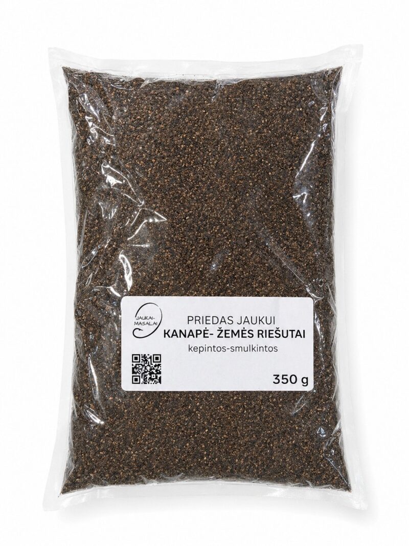 Kanapė su žemės riešutais kepintos smulkintos – jauko priedas 350g