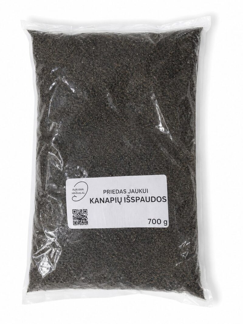 Kanapių išspaudos – jauko priedas 700g