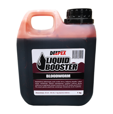 Liquid Booster Bloodworm – koncentruotas kraujasiurbio ekstraktas žūklei