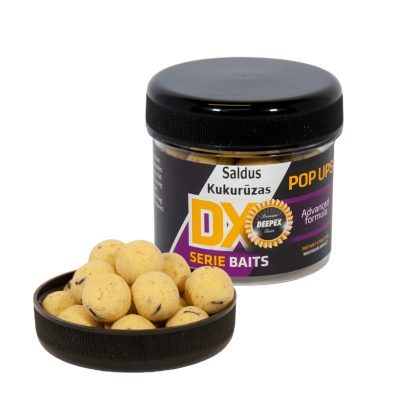 Pop up Saldus kukurūzas 15mm – dirbtinis pop-up kablio masalas karpio žvejybai