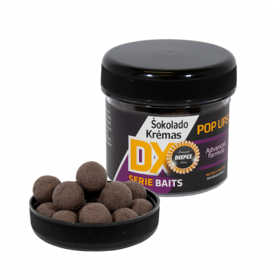 Pop up Šokolado krėmas 15mm – dirbtinis pop-up kablio masalas karpio žvejybai
