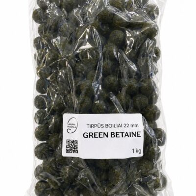 Tirpūs boiliai 22mm Green Betaine 1kg
