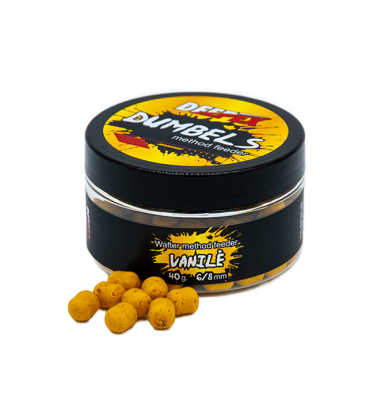 Vanilė Dumbel wafter 6-8mm – neutralaus plūdrumo masalas karpio žvejybai