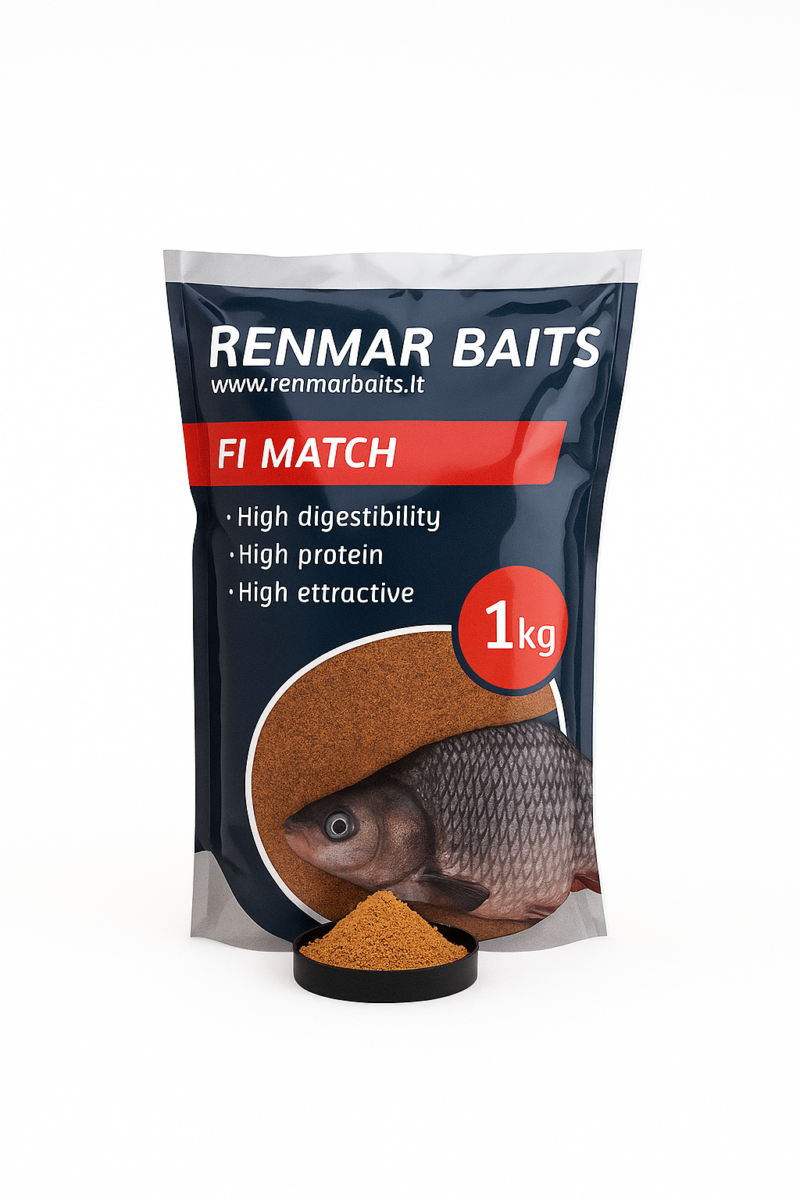 RK-F1MATCH-1KG Sausas jaukas F1 Match Universal 1 kg Sausas jaukas F1 Match Universal 1 kg sportinei žūklei