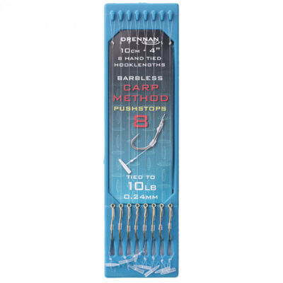 Drennan kabliukai su pav barbless carp method pushstops 4 10cm nr10 14 8vntpak.jpg