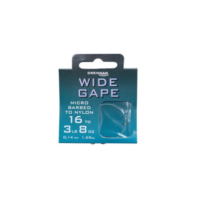 Drennan kabliukai su pavadeliu wide gape nr14 10 35cm 8vntpak.jpg