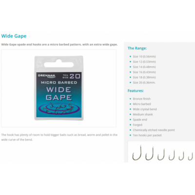 Drennan kabliukai wide gape nr16 10.png