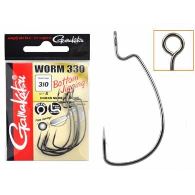 Gamakatsu kabliukai worm 330 bottom jigging nr4 50 didele kilpute.png