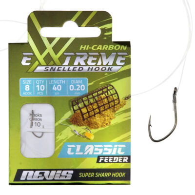 Nevis kabliukai su pavadeliu classic feeder 40cm nr14 6 10vntpak.jpg