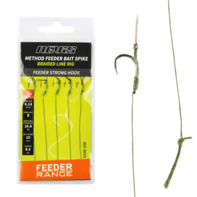 Nevis kabliukai su pinto valo pav ir adata method feeder bait spike 85cm nr12 6 5vntpak.jpg