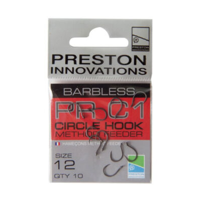 Preston kabliukai method feeder hooks nr16 12 10vntpak.jpg