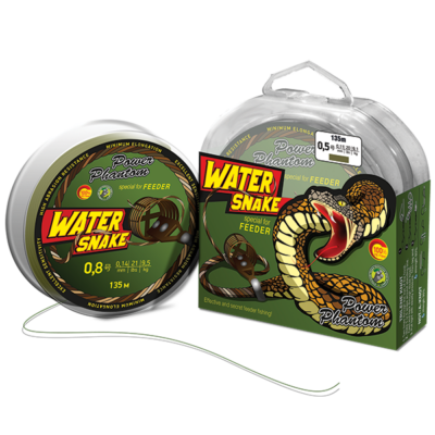 Power Phantom WaterSnake PE 135m, camo-green #1,0 (9,5kg), 0,16mm