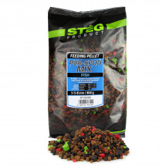 STEG šėriminės Spod PVA peletės Pva Spod Mix 3 5 8mm Fish/Žuvis Fishmeal