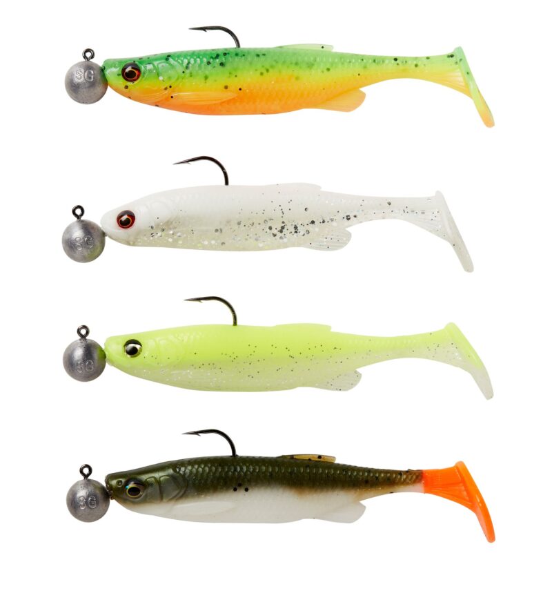 Savage Fat Minnow T Tail RTF 10.5cm 11g + 10g #3/0 Sinking Darkwate