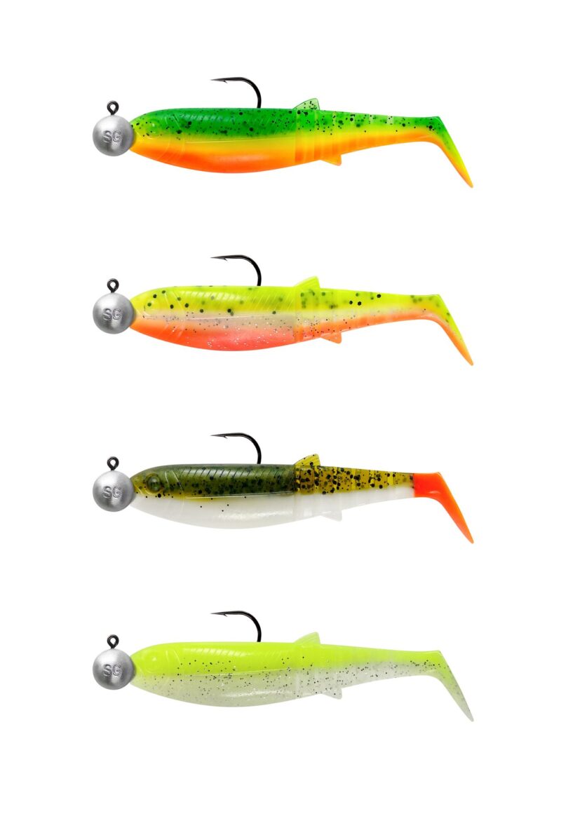 Savage Cannibal Shad 6.8cm 3G+5g #1/0 Darkwater Mix 4+4pcs