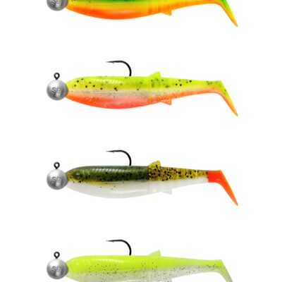 Savage Cannibal Shad 10cm 9G+10g #3/0 Darkwater Mix 4+4pcs