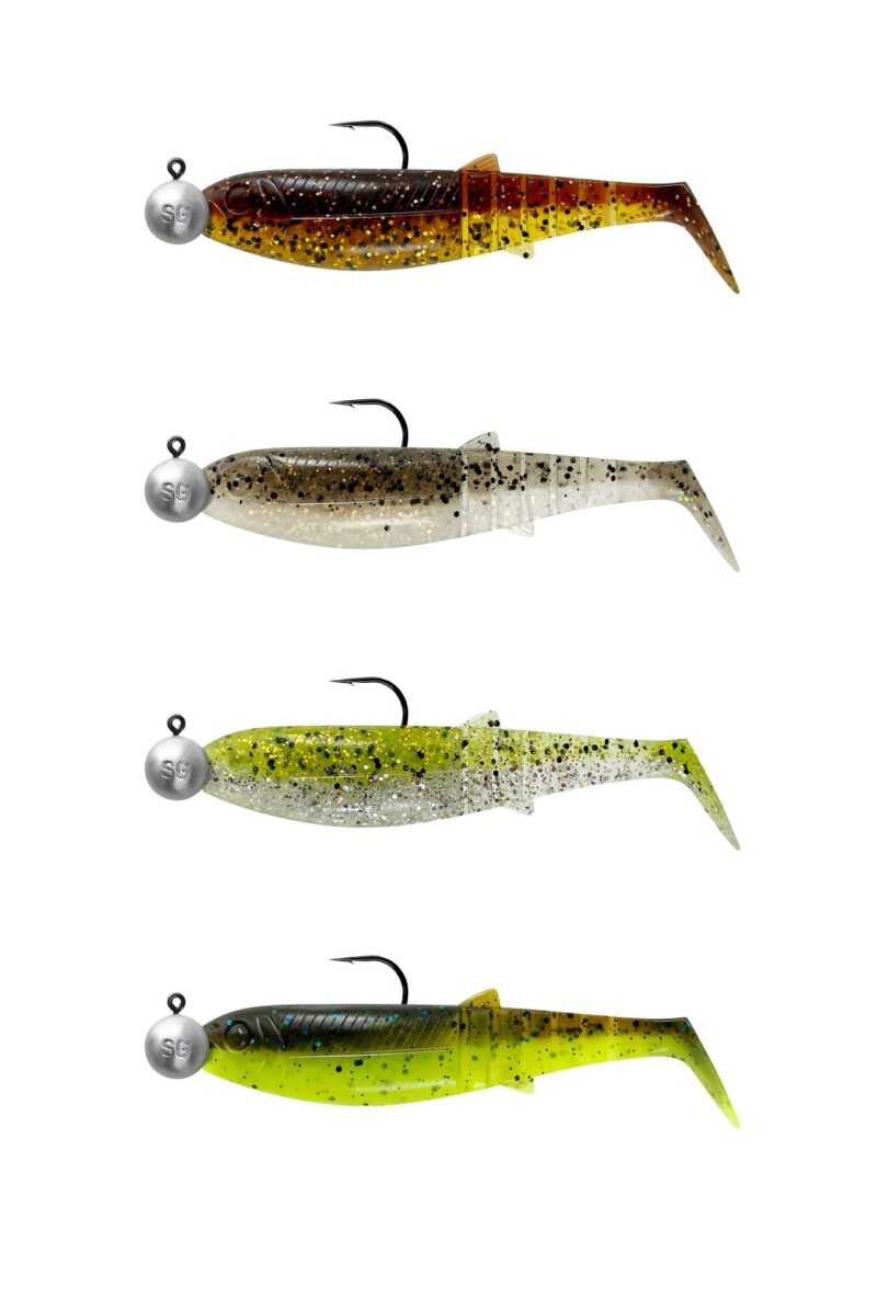 Savage Cannibal Shad 10cm 9G+10g #3/0 Clearwater Mix 4+4pcs